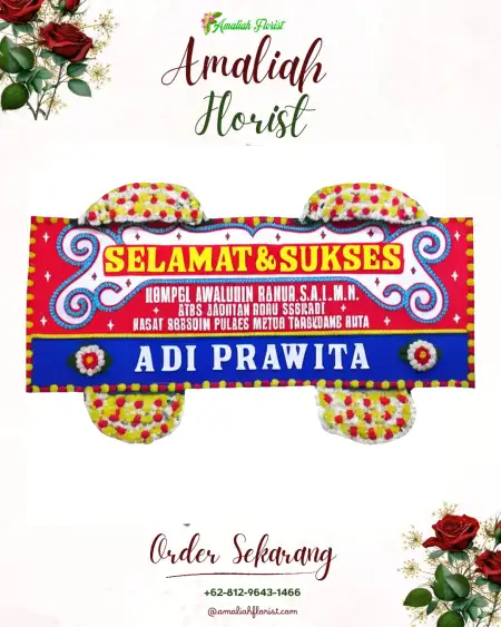 Papan Bunga Ucapan Selamat Semitau